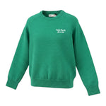 Saint Barth Maglia Girocollo tinta unita con Stampa Verde per Bambino REDMOND VERDE SAINT BARTH 