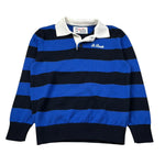 Saint Barth Maglia Bicolore con Colletto Nero/Blu per Bambino ROMEO NERO/BLU SAINT BARTH 