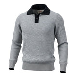 Saint Barth Maglia tinta unita con Colletto E Logo Grigio per Bambino ROMEOO GRIGIO SAINT BARTH 
