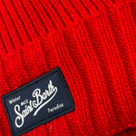 Saint Barth Cappello tinta unita con Stampa Rosso per Bambina SHELDON ROSSO SAINT BARTH 