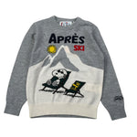 Saint Barth Maglia tinta unita Girocollo con Stampa Grigio per Bambina SNOOPYDOUGLAS GRIGIO SAINT BARTH 