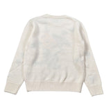 Saint Barth Maglia Girocollo tinta unita con Stampa Panna per Bambina SNOOPYFALLING PANNA SAINT BARTH 