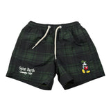 Saint Barth Costume Modello Bermuda tinta unita con Fantasia Verde per Bambino SYROS VERDE SAINT BARTH 