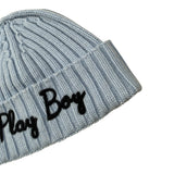 Saint Barth Cappello tinta unita con Stampa Azzurro per Bambina WENGEN AZZURRO SAINT BARTH 