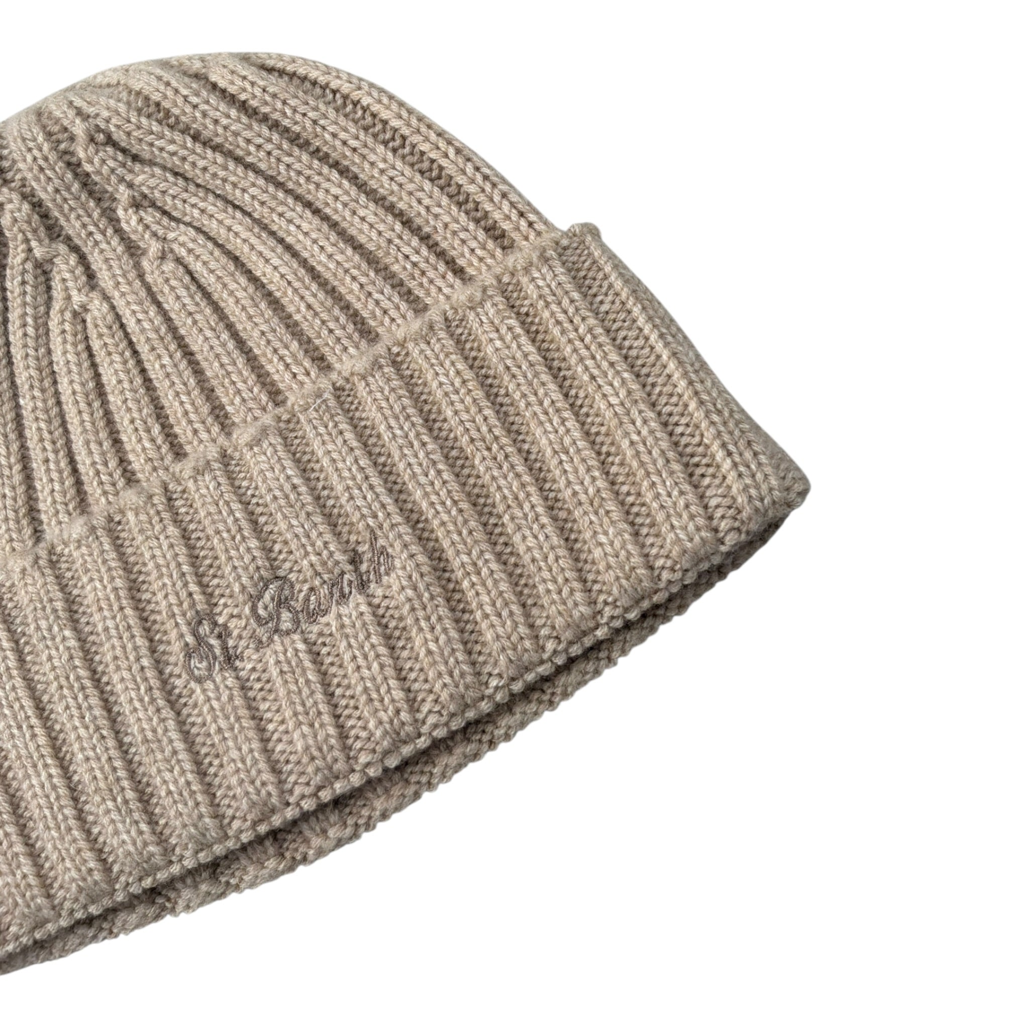 Saint Barth Cappello tinta unita con Stampa Beige per Bambina WENGEN BEIGE SAINT BARTH 