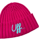 Saint Barth Cappello tinta unita con Logo Fuxia per Bambina WENGENW FUXIA SAINT BARTH 