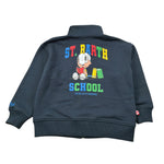 Saint Barth Felpa tinta unita con Zip Blu per Bambino WILTONSNOOPY BLU SAINT BARTH 