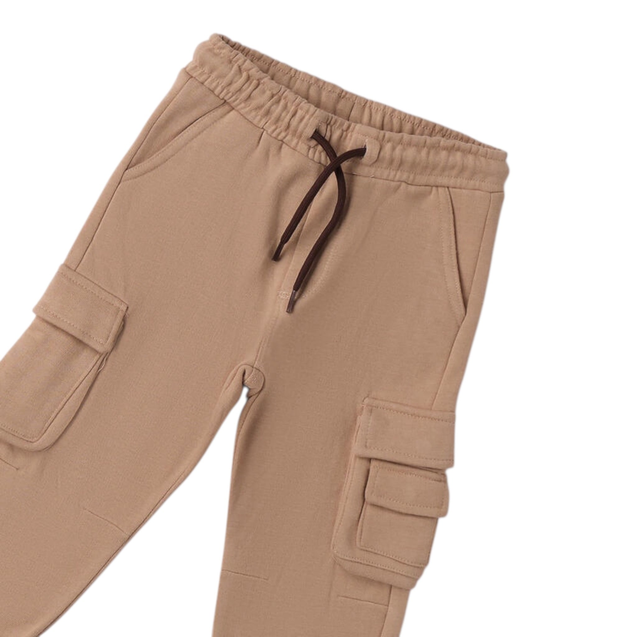 Sarabanda Pantalone tinta unita con Elastico In Vita Beige per Bambino 0F173 BEIGE SARABANDA 