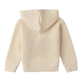 Sarabanda Felpa tinta unita con Zip E Cappuccio Panna per Bambina 0F304J PANNA SARABANDA 