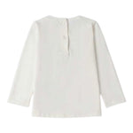 Sarabanda Shirt tinta unita con Stampa Bianco per Neonata 0F306N BIANCO SARABANDA 