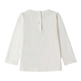 Sarabanda Shirt tinta unita con Stampa Bianco per Neonata 0F306N BIANCO SARABANDA 