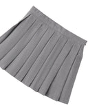 Sarabanda Gonna tinta unita Grigio per Bambina 0F349 GRIGIO SARABANDA 