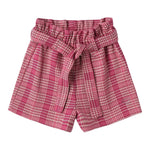 Sarabanda Short Bicolore con Microfantasia Magenta per Bambina 0F360 MAGENTA SARABANDA 