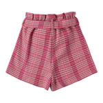 Sarabanda Short Bicolore con Microfantasia Magenta per Bambina 0F360 MAGENTA SARABANDA 