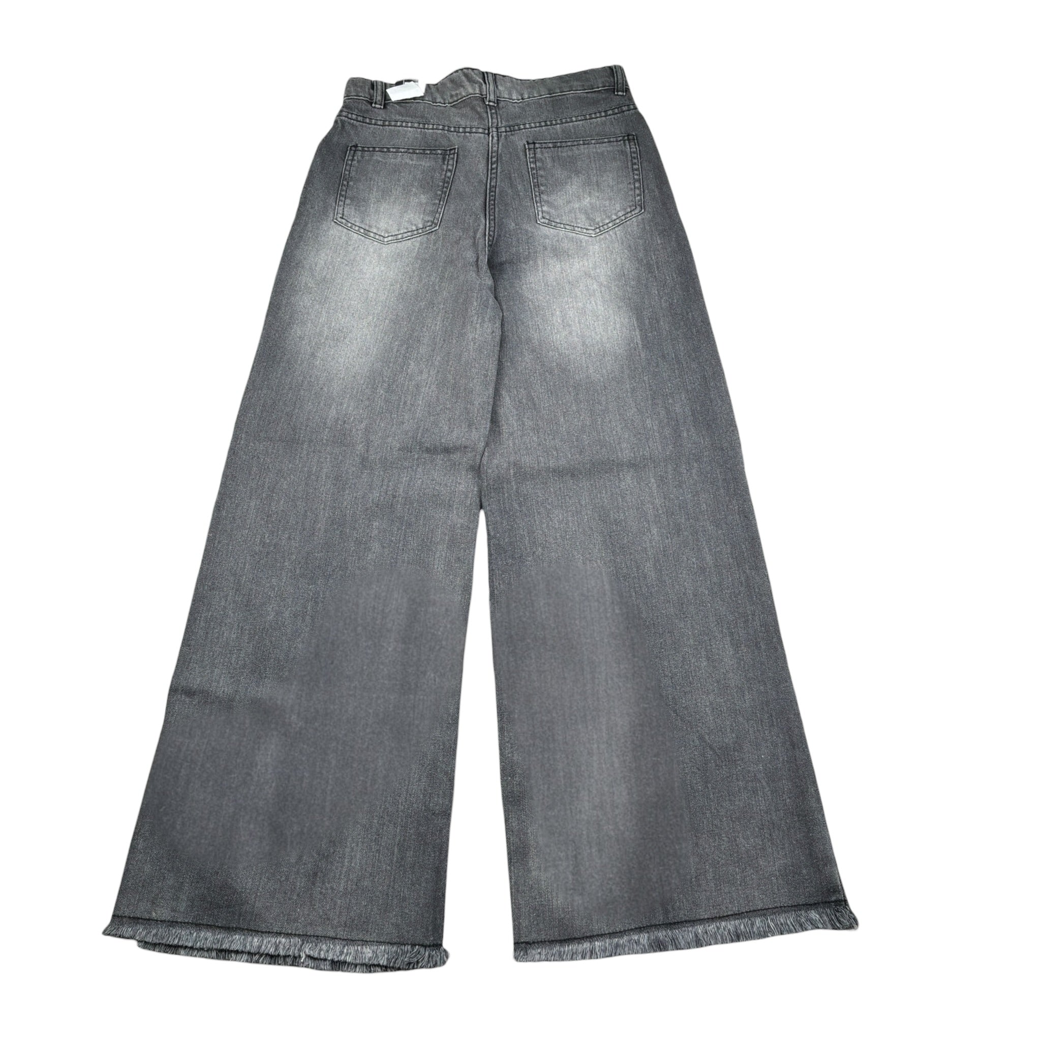 Sarabanda Jeans tinta unita Modello Palazzo Grigio per Bambina 0F465 GRIGIO SARABANDA 
