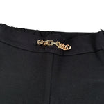 Sarabanda Pantalone tinta unita Modello Zampa Nero per Bambina 0F540 NERO SARABANDA 