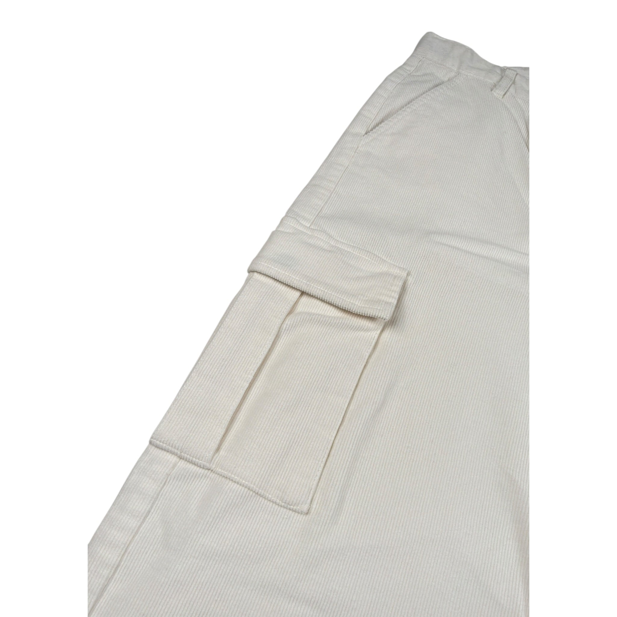 Sarabanda Pantalone tinta unita Modello Palazzo Bianco per Bambina 0F547 BIANCO SARABANDA 