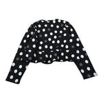 Sarabanda Felpa tinta unita con Fantasia Paillettes Nero per Bambina 5417 NERO SARABANDA 