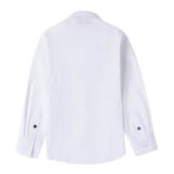 Sarabanda Camicia tinta unita Manica Lunga Bianco per Bambino 7130 BIANCO SARABANDA 