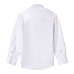 Sarabanda Camicia tinta unita Manica Lunga Bianco per Bambino 8000 BIANCO SARABANDA 