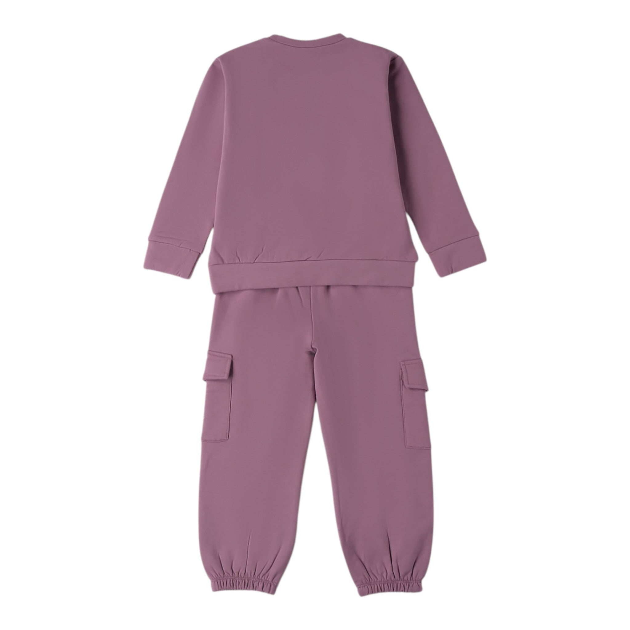 Sarabanda Completo 2Pz Felpa-Pantalone tinta unita Rosa per Neonata F208 ROSA SARABANDA 