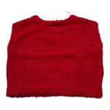 Sarabanda  Gilet tinta unita Rosso per Neonata F345N ROSSO SARABANDA 