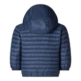 Save The Duck Giubbino tinta unita con Zip E Cappuccio Blu per Neonato I30003XM BLU SAVE THE DUCK 