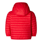 Save The Duck Giubbino tinta unita con Zip E Cappuccio Rosso per Neonato I30003XMX ROSSO SAVE THE DUCK 