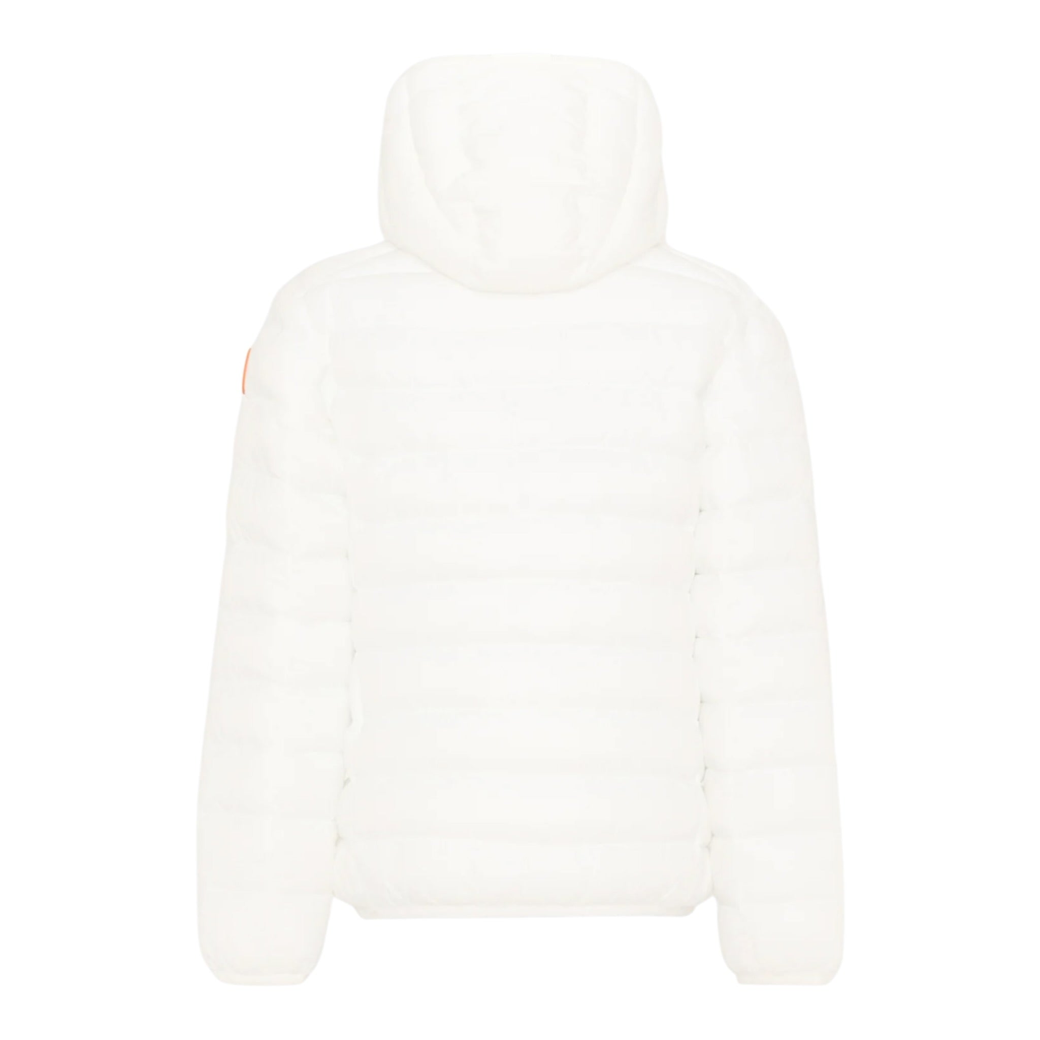 Save The Duck Giubbino tinta unita con Cappuccio Bianco per Bambina J30650B BIANCO SAVE THE DUCK 