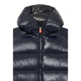 Save The Duck Giubbino tinta unita con Zip E Cappuccio Blu per Neonato J31280BXXX BLU SAVE THE DUCK 