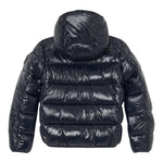 Save The Duck Giubbino tinta unita con Zip E Cappuccio Blu per Bambino J31280BXXXJ BLU SAVE THE DUCK 
