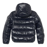 Save The Duck Giubbino tinta unita con Zip E Cappuccio Blu per Bambino J31280BXXXJ BLU SAVE THE DUCK 