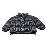 Save The Duck Giubbino tinta unita con Zip Nero per Neonata J31326GX NERO SAVE THE DUCK 