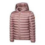 Save The Duck Giubbino tinta unita con Cappuccio Rosa per Neonata J32310GX ROSA SAVE THE DUCK 