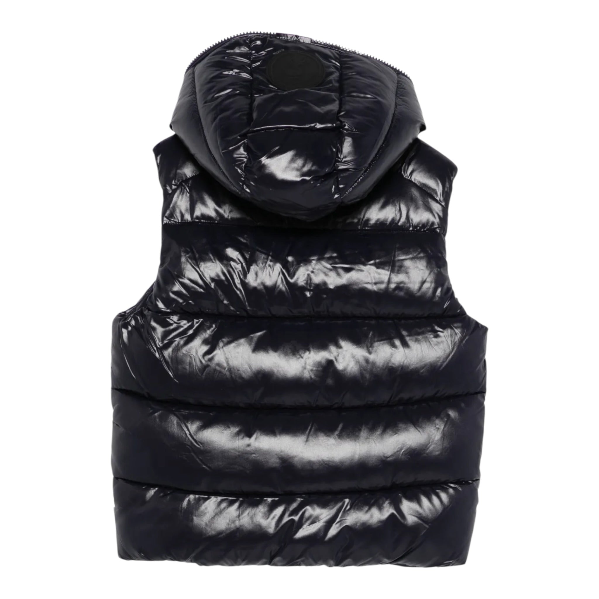 Save The Duck Giubbino Smanicato tinta unita con Zip E Cappuccio Blu per Bambino J80296X BLU SAVE THE DUCK 