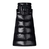 Save The Duck Giubbino Smanicato tinta unita con Cappuccio Nero per Bambina J80302G NERO SAVE THE DUCK 