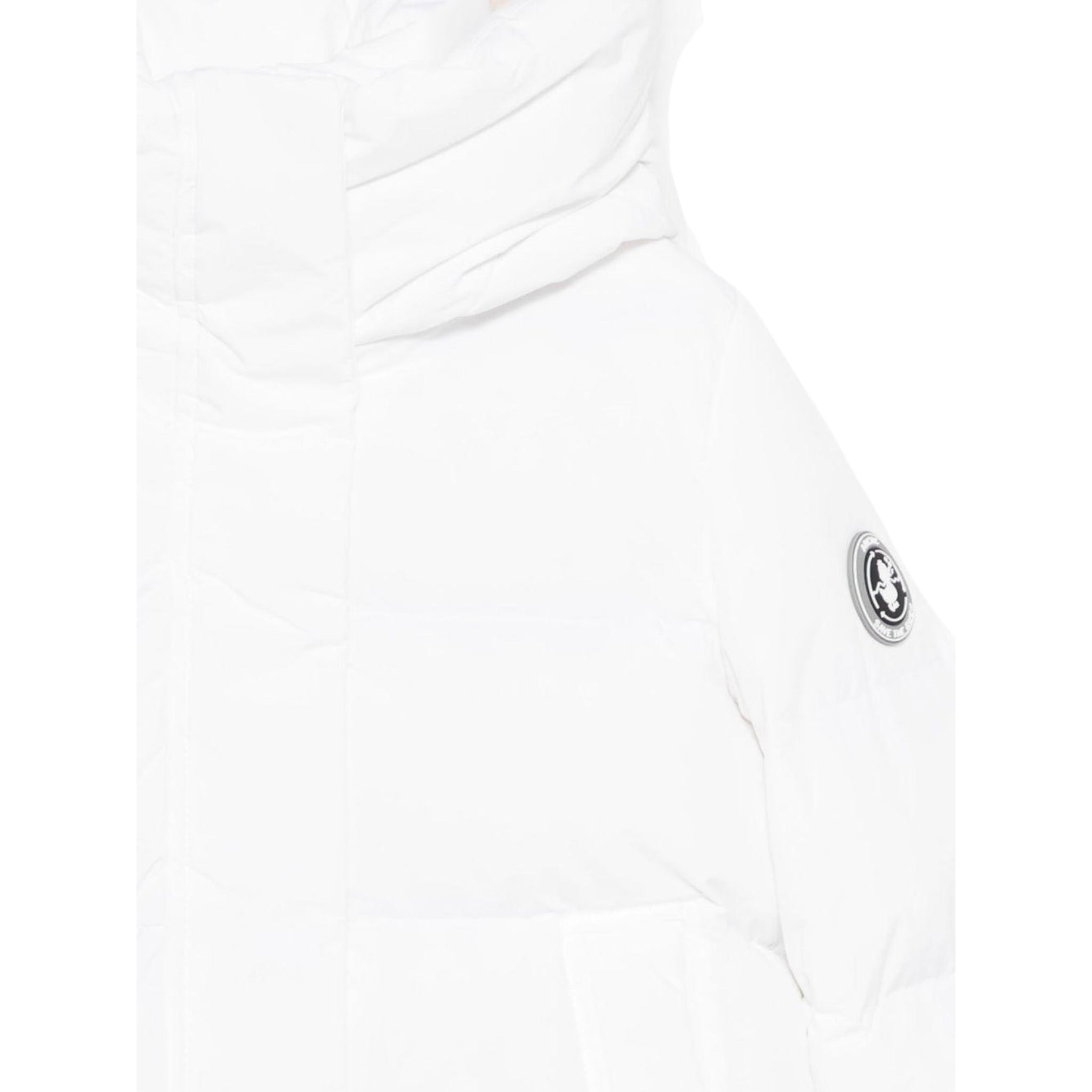 Save The Duck Giubbino tinta unita con Zip E Cappuccio Bianco per Bambino P32517GXX BIANCO SAVE THE DUCK 