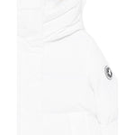 Save The Duck Giubbino tinta unita con Zip E Cappuccio Bianco per Neonato P32517GXXN BIANCO SAVE THE DUCK 