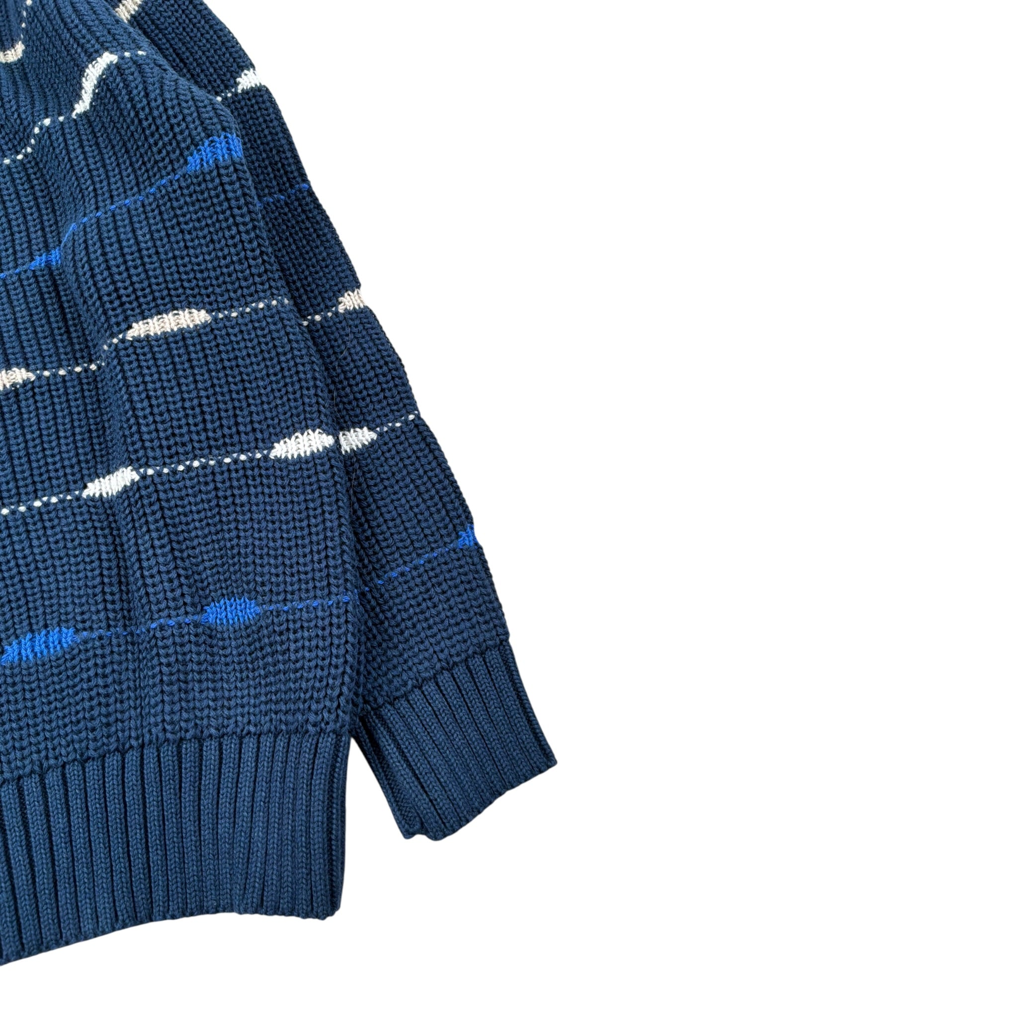 Shako' Maglia tinta unita con Fantasia Blu per Bambino MSK1377J BLU SHAKO' 