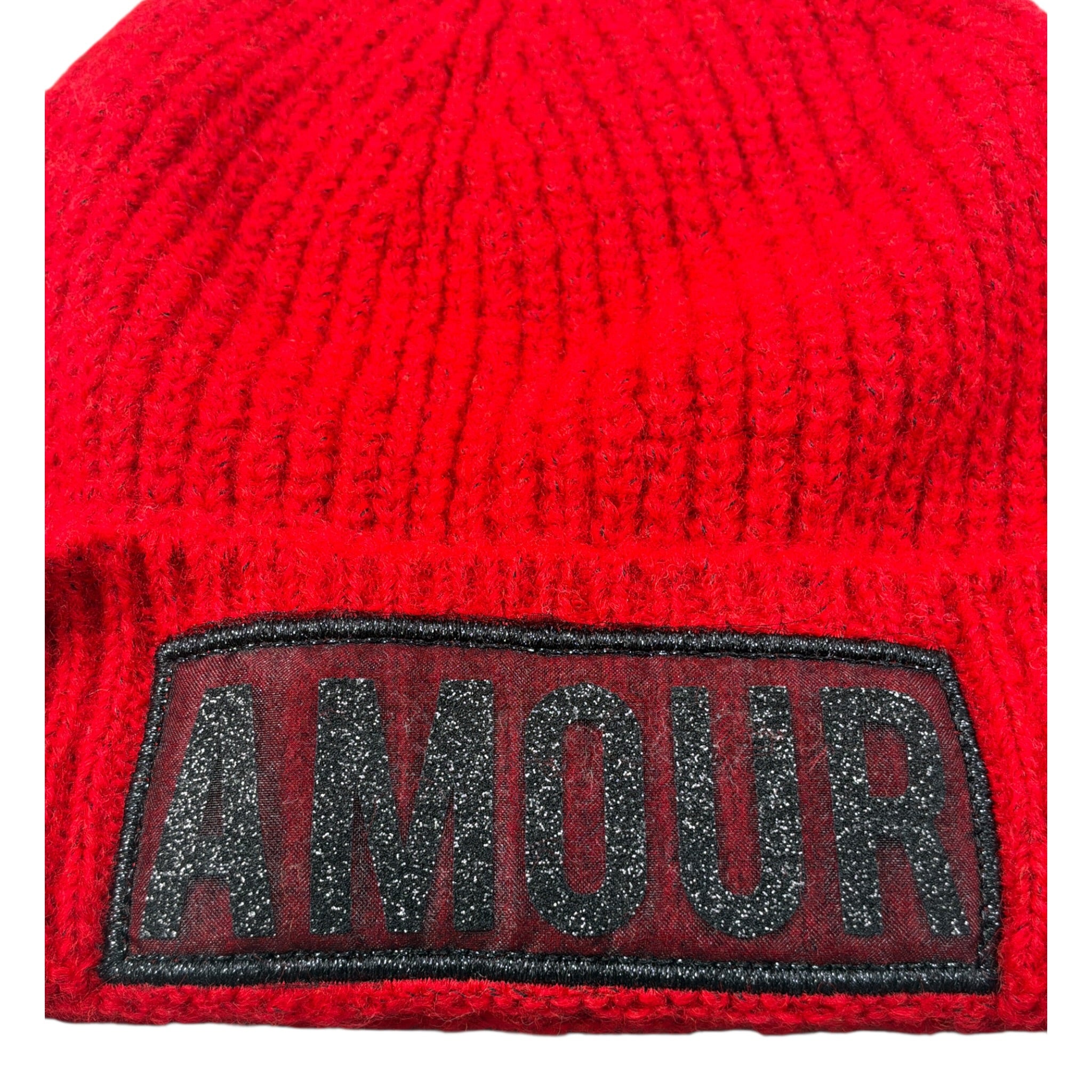 Shopart Cappello tinta unita con Logo Rosso per Bambina 017561 ROSSO SHOPART 