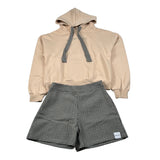 Shopart Completo 2 Pezzi Felpa-Gonna Beige per Bambina SAJSW000640 BEIGE SHOPART 