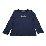 Siviglia Shirt Girocollo tinta unita con Logo Blu per Bambino SBTS00712 BLU SIVIGLIA 