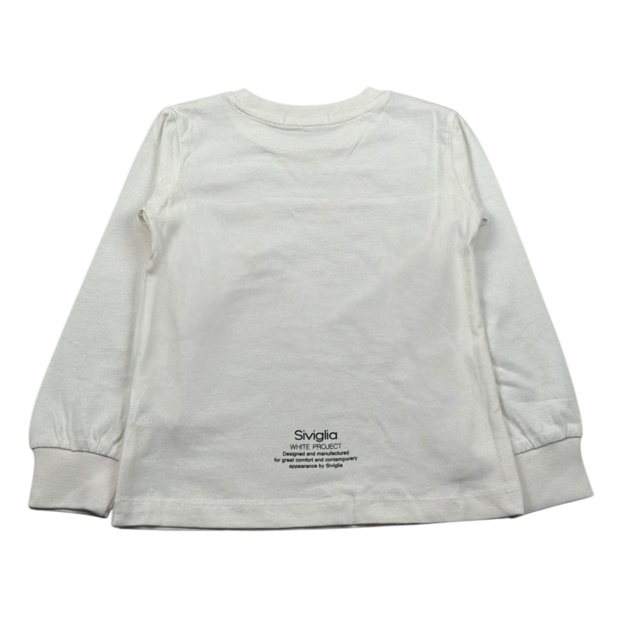 Siviglia Shirt Girocollo tinta unita Panna per Bambino SVBTS00711 PANNA SIVIGLIA 