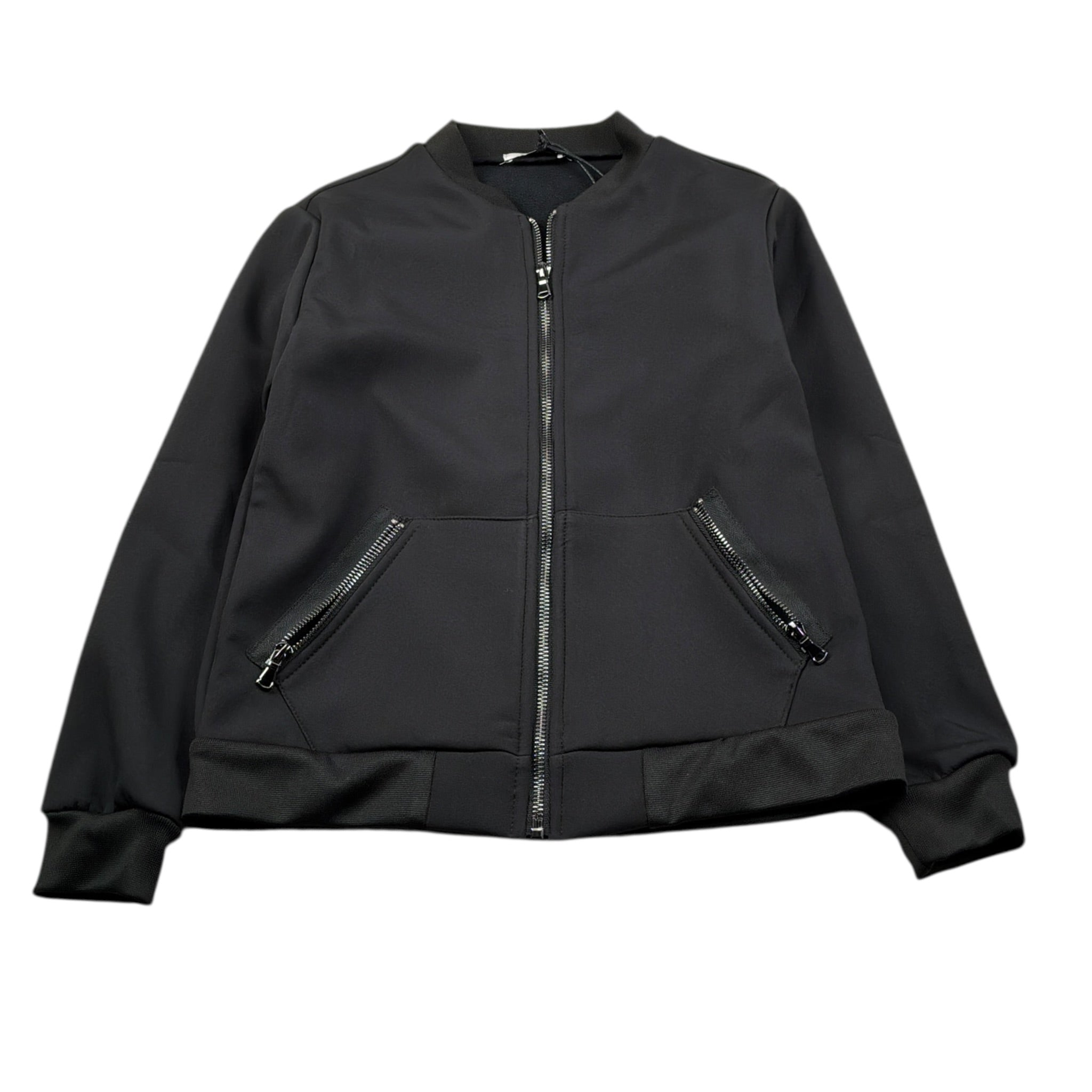Siviglia Giubbino tinta unita con Zip Nero per Bambino SVJJK16053 NERO SIVIGLIA 