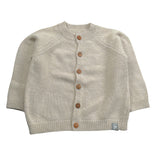 Snug Cardigan tinta unita con Bottoni Beige per Neonato 930AR5W003140 BEIGE SNUG 
