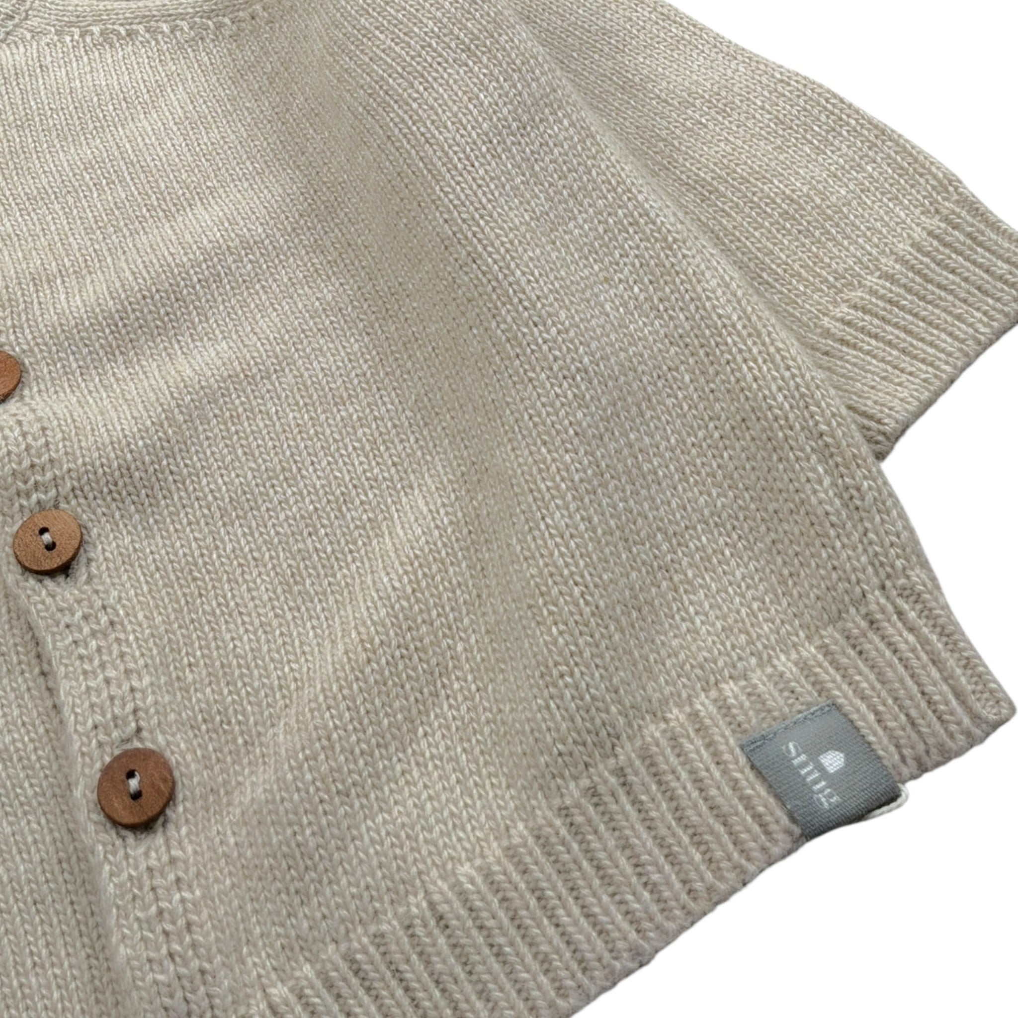 Snug Cardigan tinta unita con Bottoni Beige per Bambino 930AR5W003140J BEIGE SNUG 