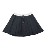 So Twee By Miss Grant Gonna tinta unita con Elastico In Vita Blu per Bambina ST0134 BLU SO TWEE BY MISS GRANT 