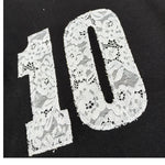So Twee By Miss Grant Felpa tinta unita con Ricami Nero per Bambina ST0163 NERO SO TWEE BY MISS GRANT 
