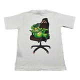 Sprayground T-Shirt Girocollo tinta unita con Stampa Bianco per Bambino SPY1139WHT BIANCO SPRAYGROUND 