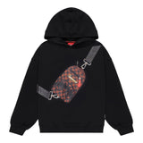 Sprayground Felpa tinta unita con Cappuccio Nero per Bambino SPY1360GBLK NERO SPRAYGROUND 